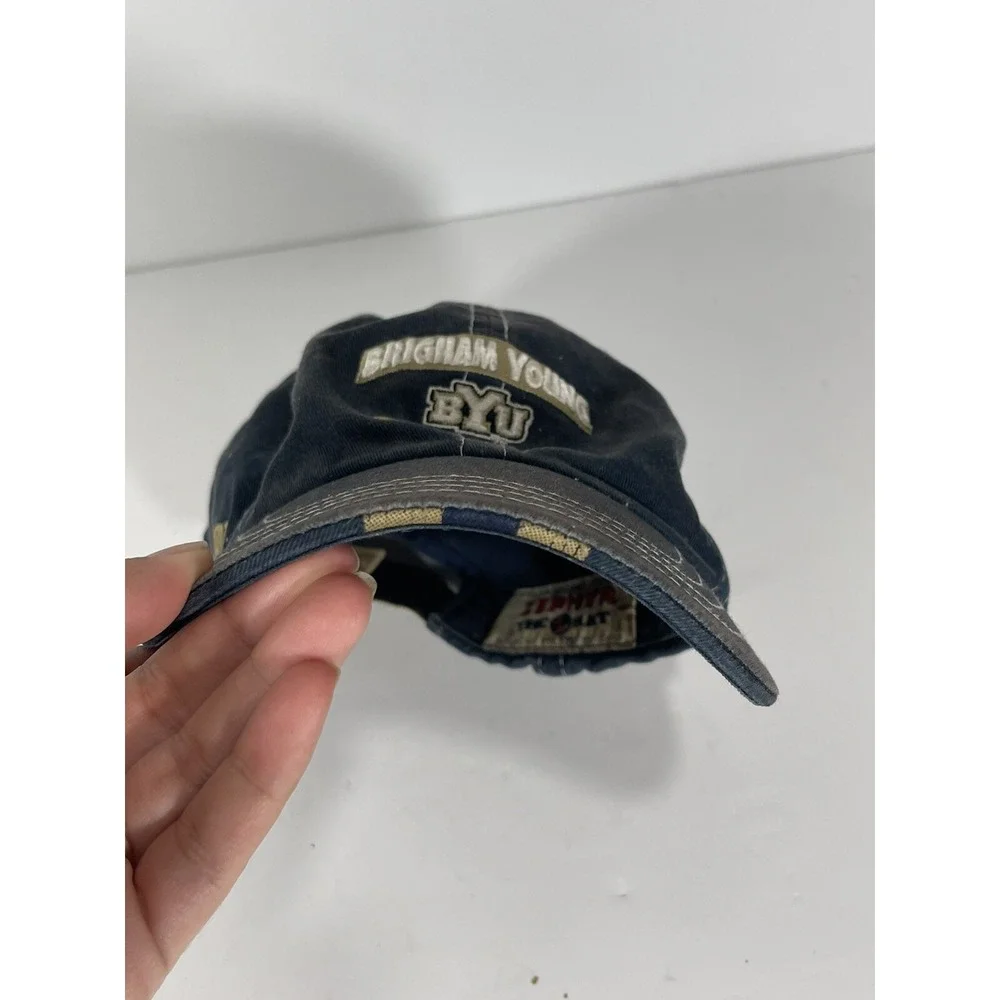 Zephyr BYU Cougars Hat Mens Navy Blue‎ NCAA Embroidered Adjustable Baseball Cap
